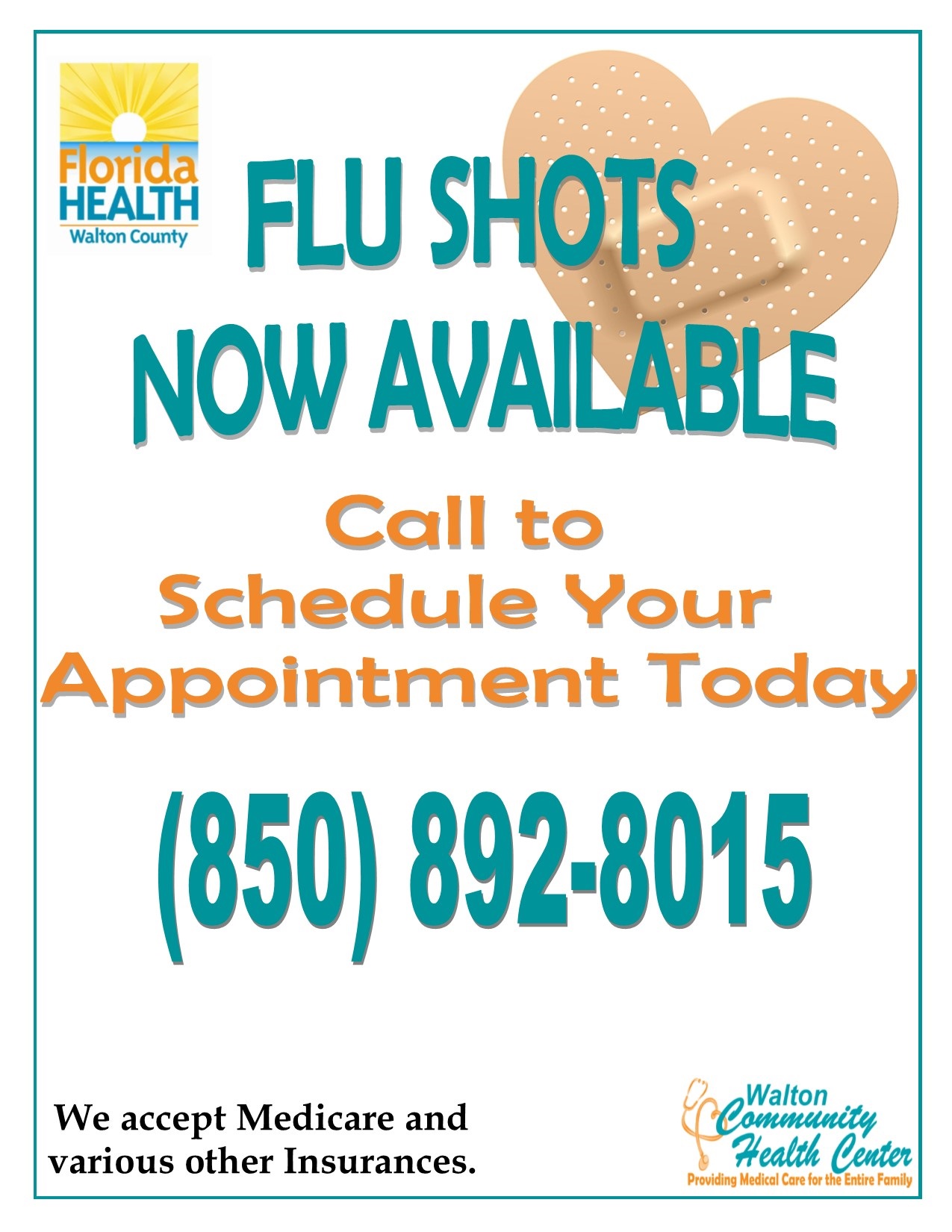 Flu Shots Now Available
